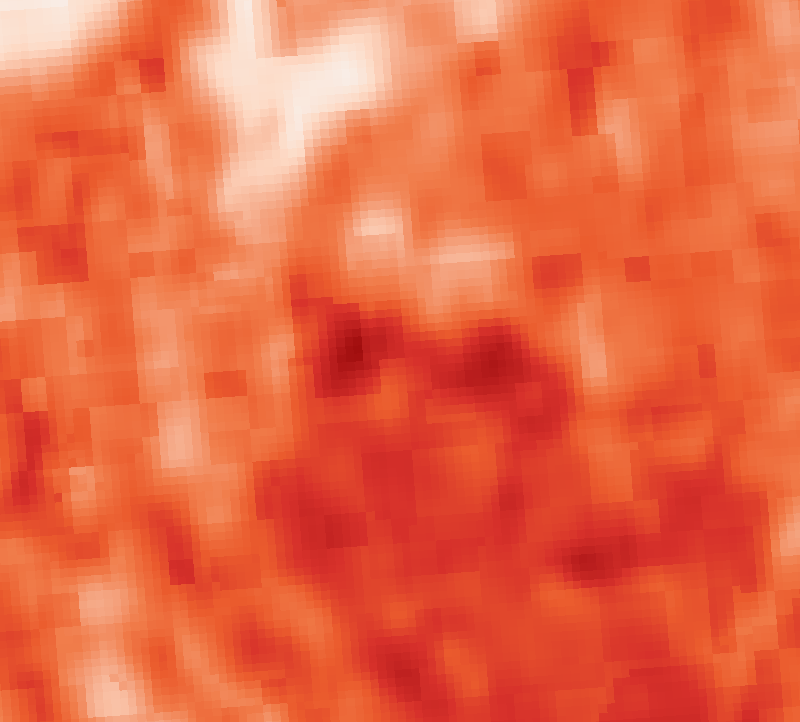 Carte des îlots de chaleur urbain — modélisation thermique satellite